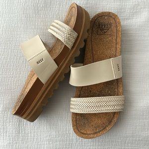 Reef Platform Sandals Cream